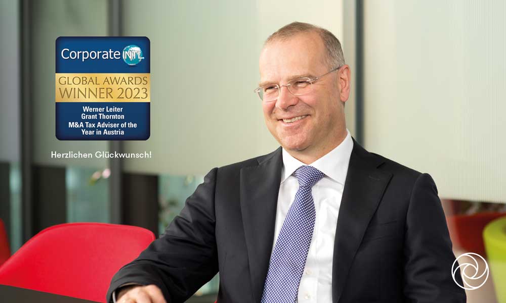 Werner Leiter gewinnt Tax-Award