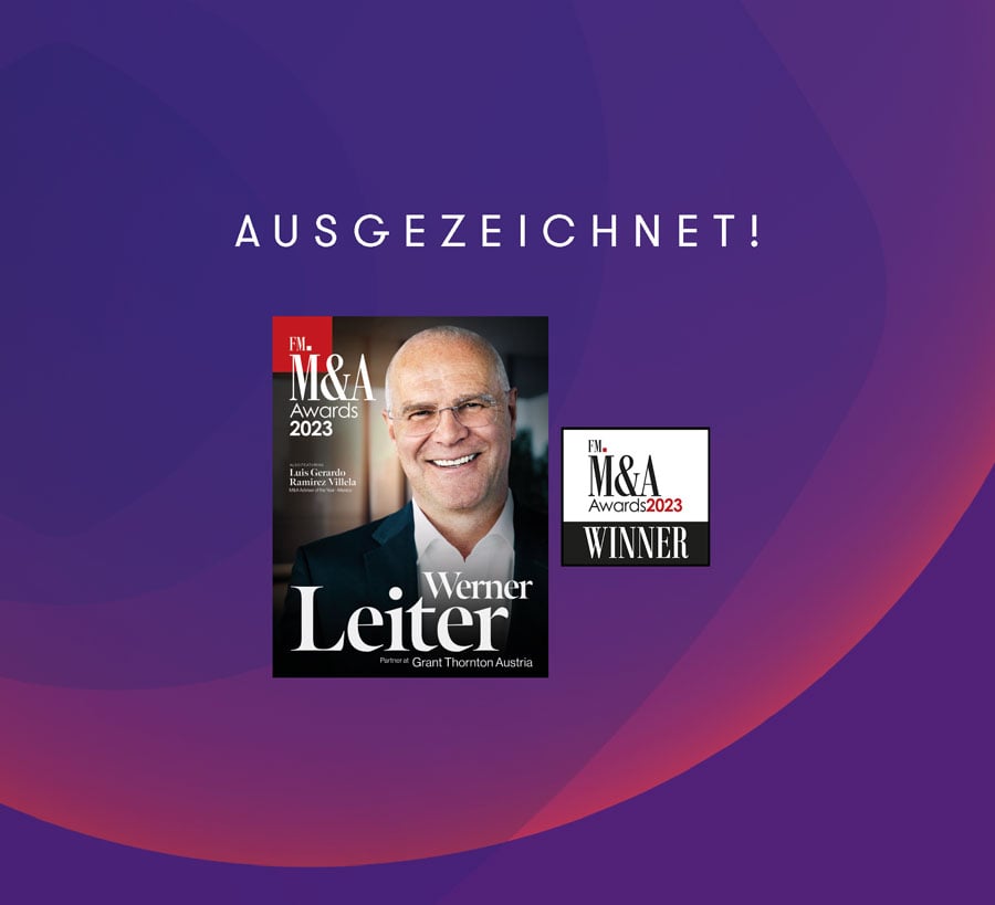 Werner Leiter ist „Due Diligence Advisor of the Year” 2023
