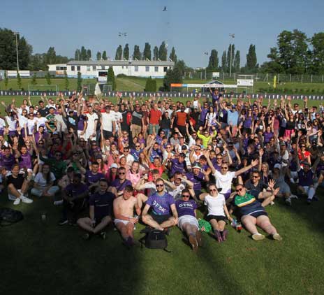 Living the purple spirit: 1st Grant Thornton European Football Cup 2023