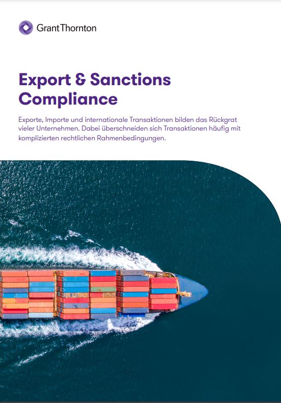 Titelbild Export & Sanctions Compliance
