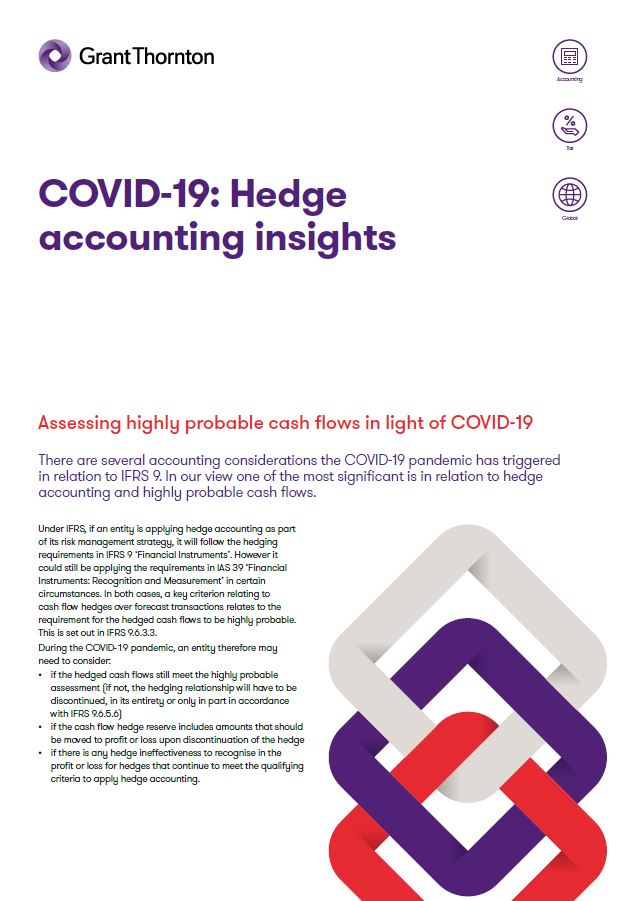 Covid-19: Hedge accounting insights