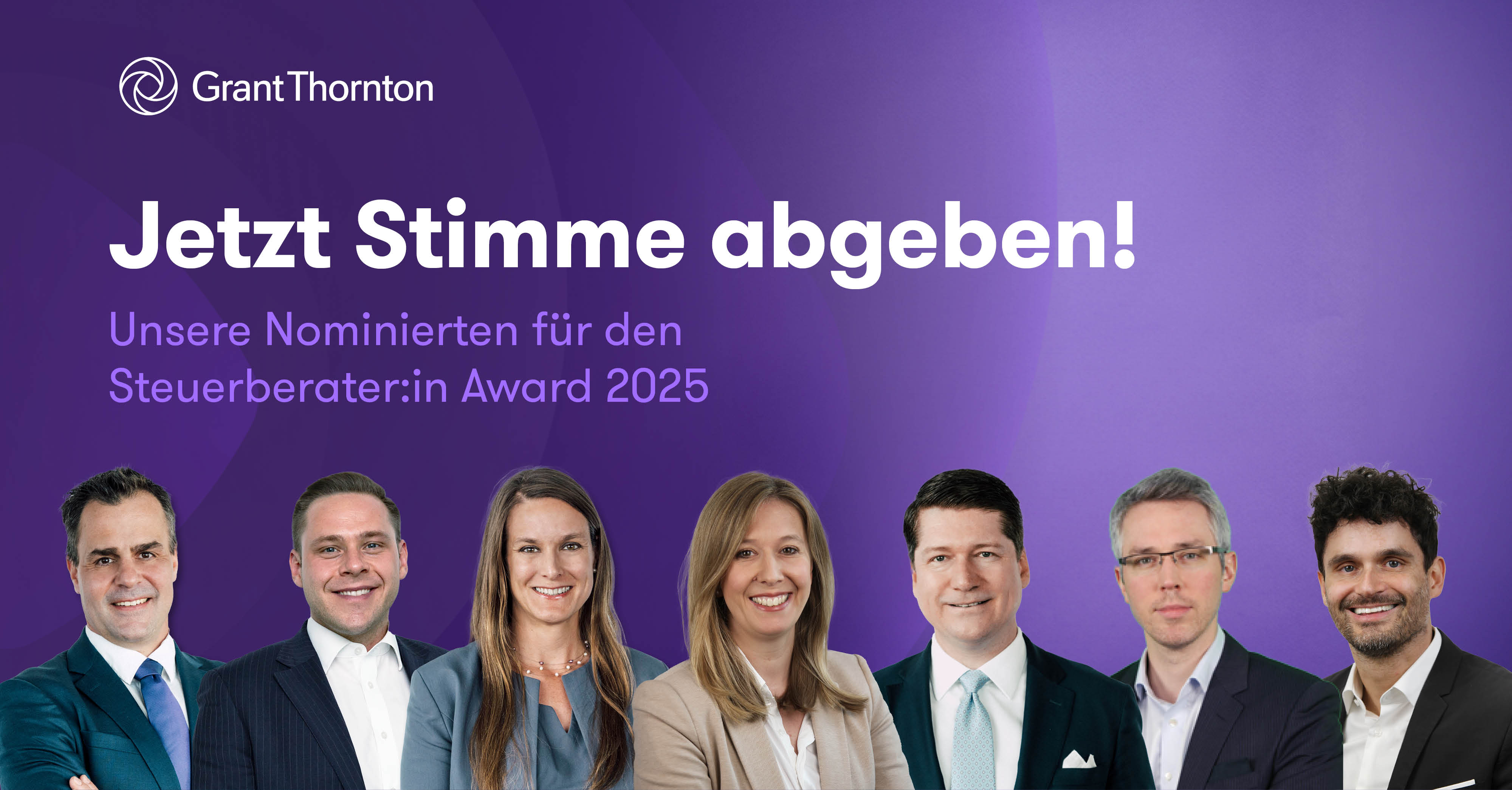 Unsere Nominierten für den Steuerberater:innen Award 2025