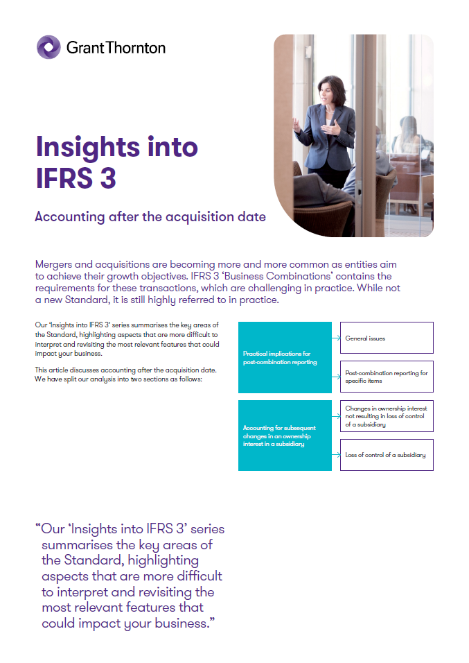 Einblicke in IFRS 3